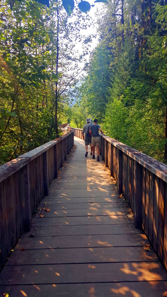 Long walking deck, Hyder Alaska