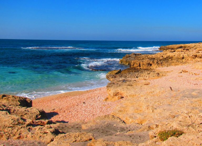 Coastline of Netanya, Israel